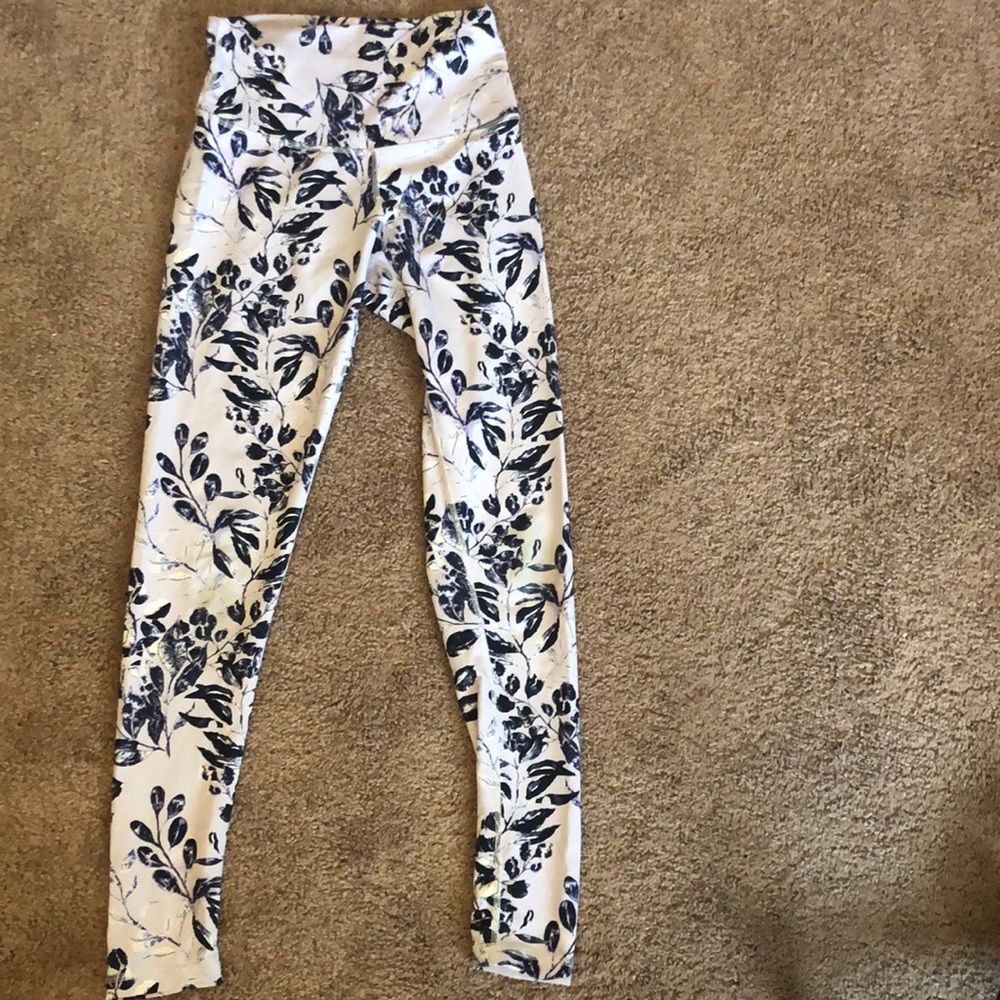 Purple, floral DYI Leggings - Picture 6 of 6